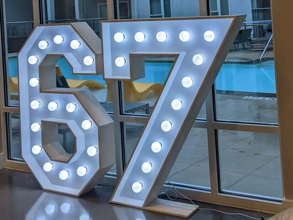 5ft Marquee Letters