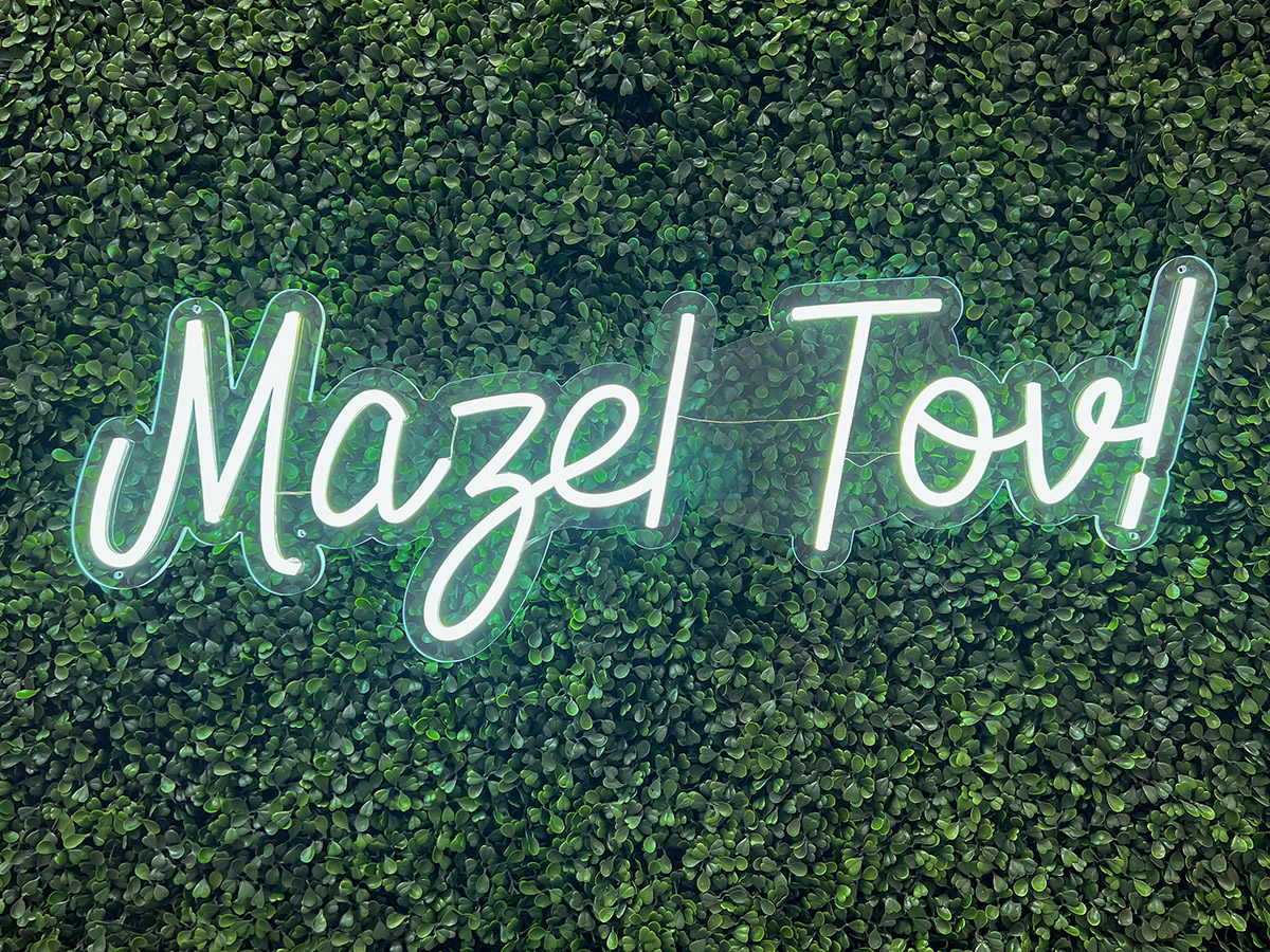 Mazel Tov! Neon Sign
